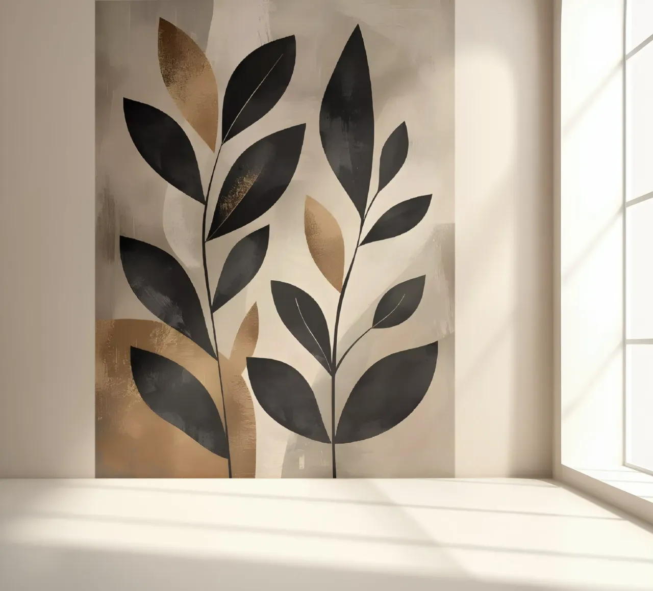 Golden Leaves photo wallpaper by Artistic-shop