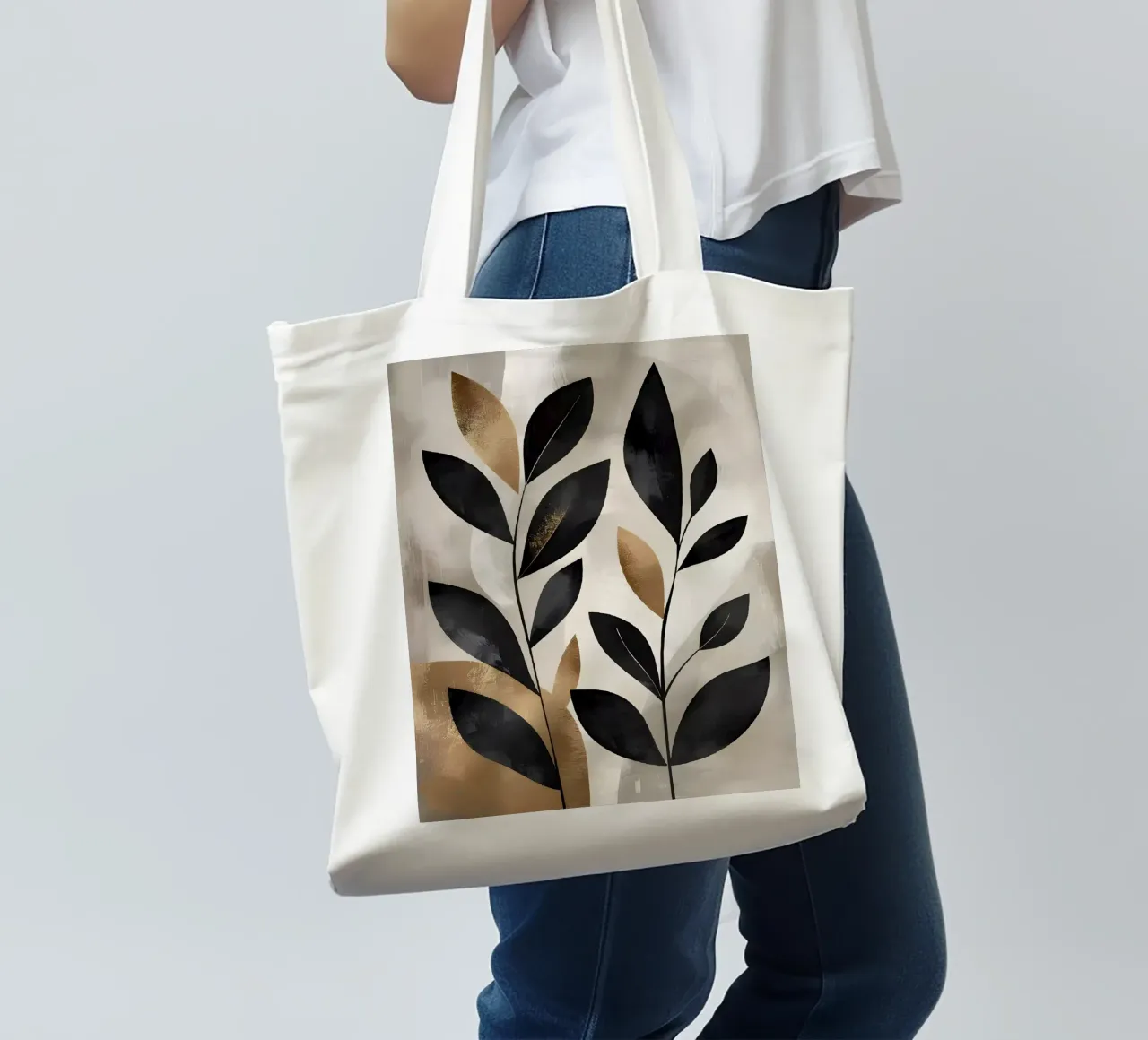 Golden Leaves tote bag by Artistic-shop
