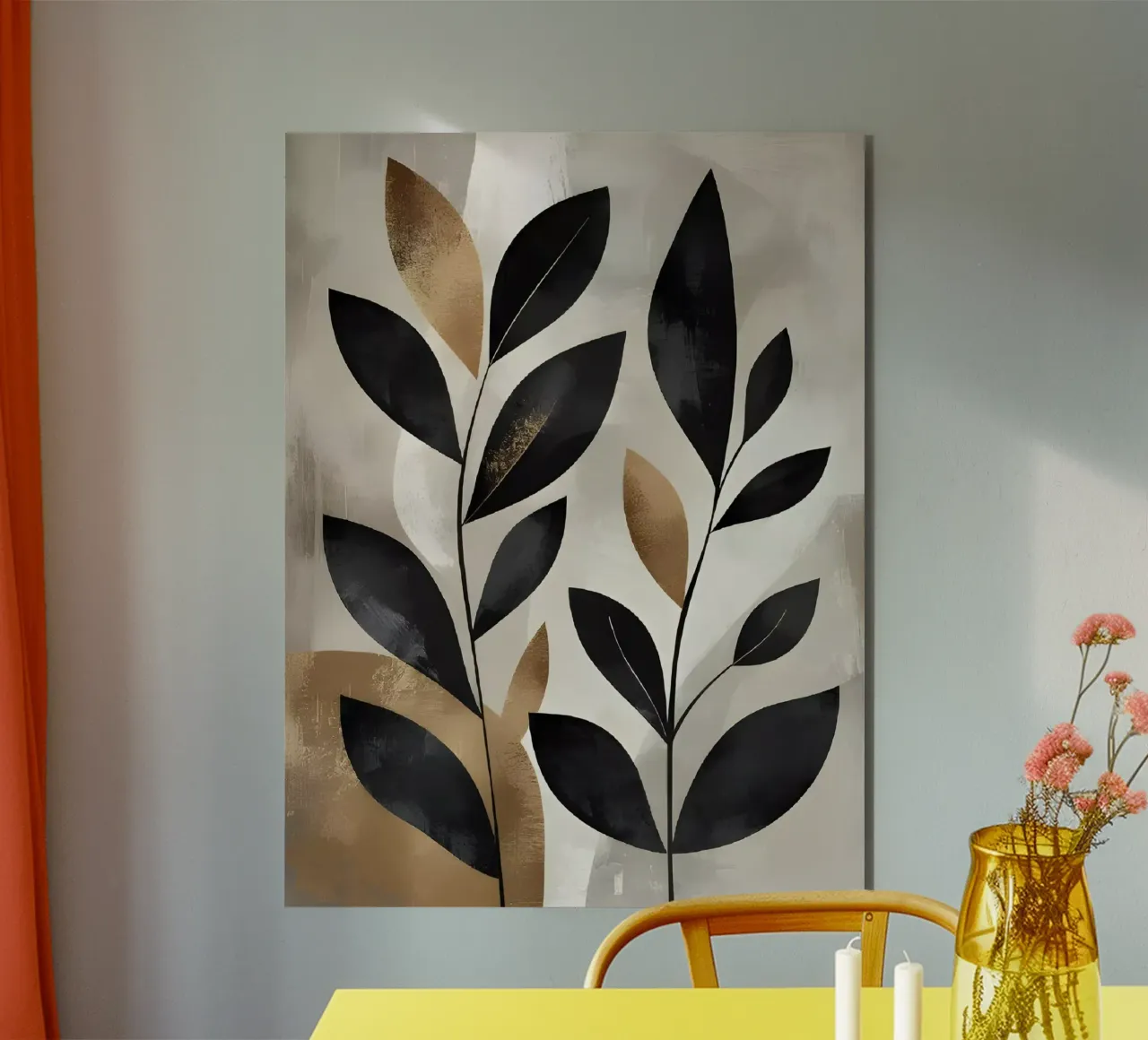 Feuilles d'or alu dibond de Artistic-shop