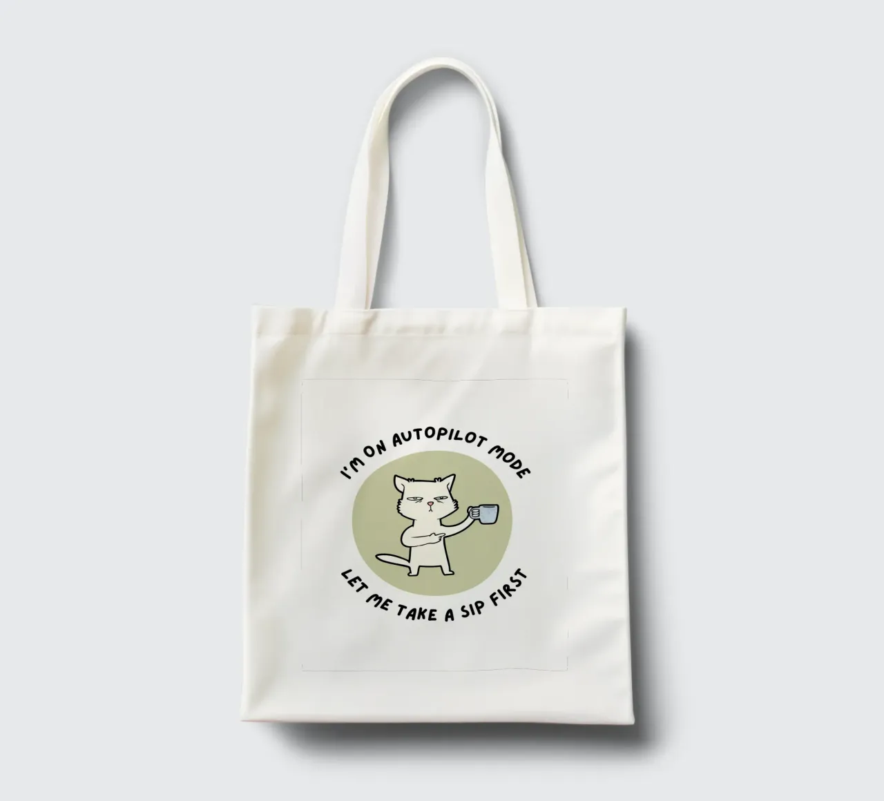 AUTOPILOT MODE borsa in juta da COFFEE CLUB