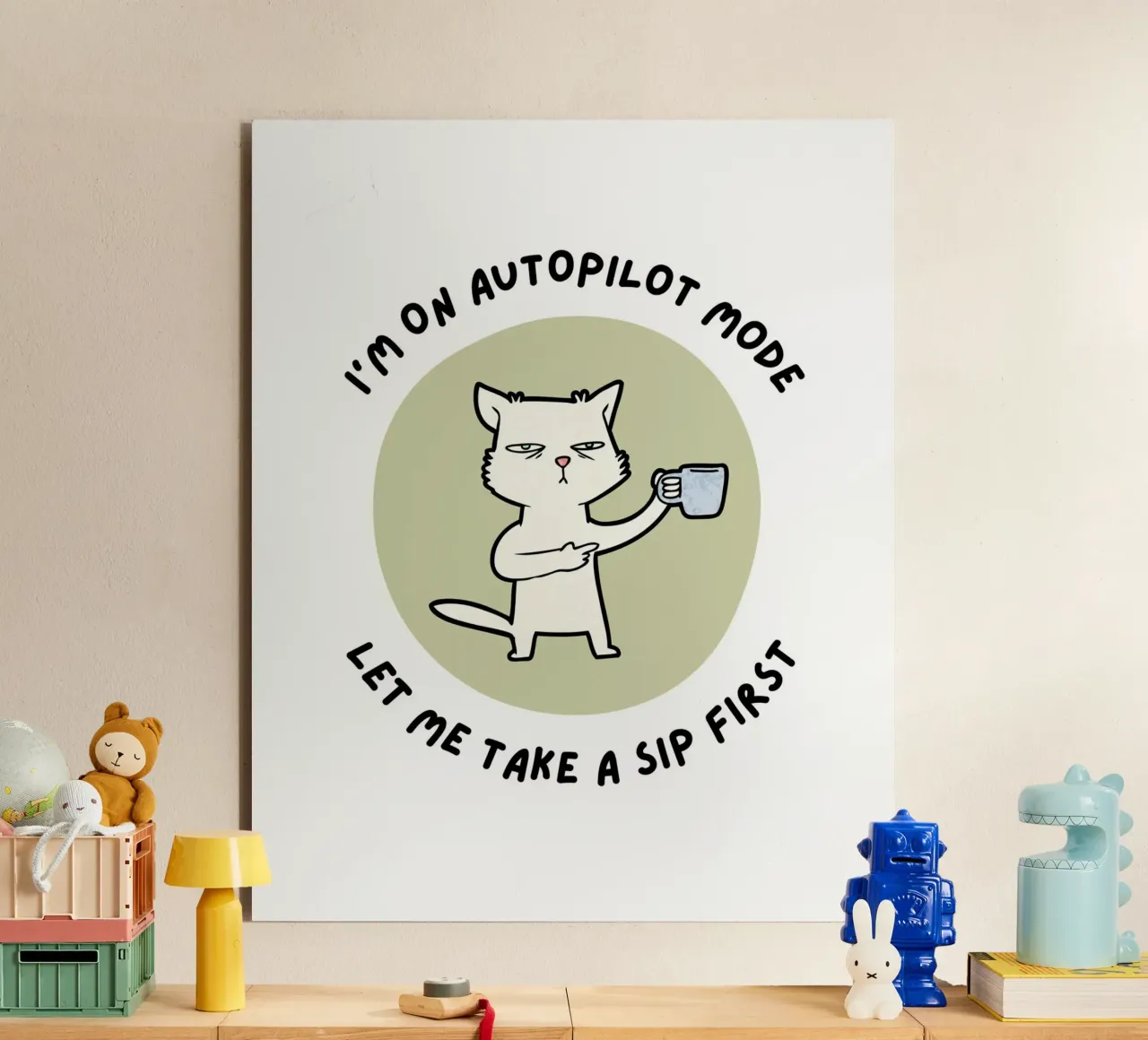 AUTOPILOT MODE alluminio dibond da COFFEE CLUB