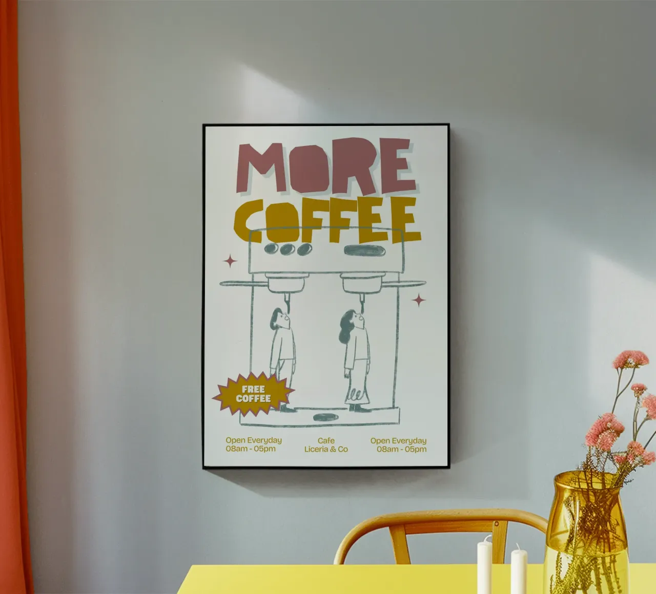 MORE COFFEE plexiglass da COFFEE CLUB