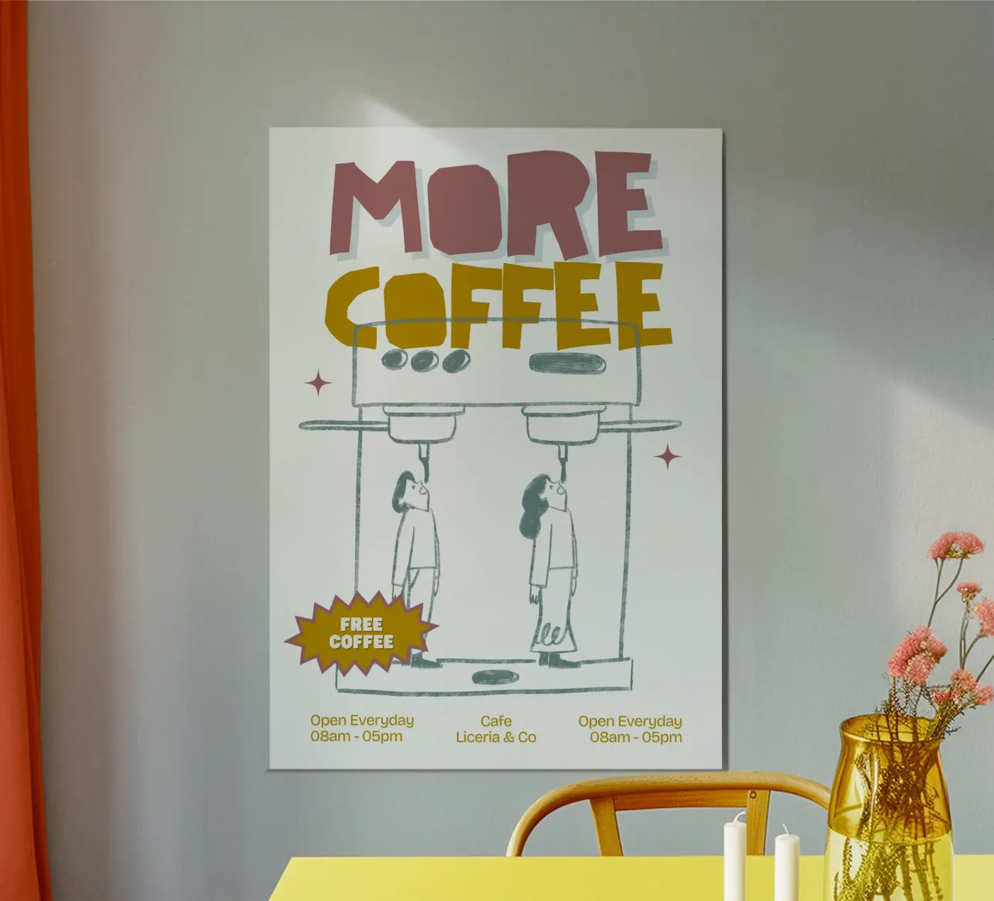 MORE COFFEE poster da COFFEE CLUB