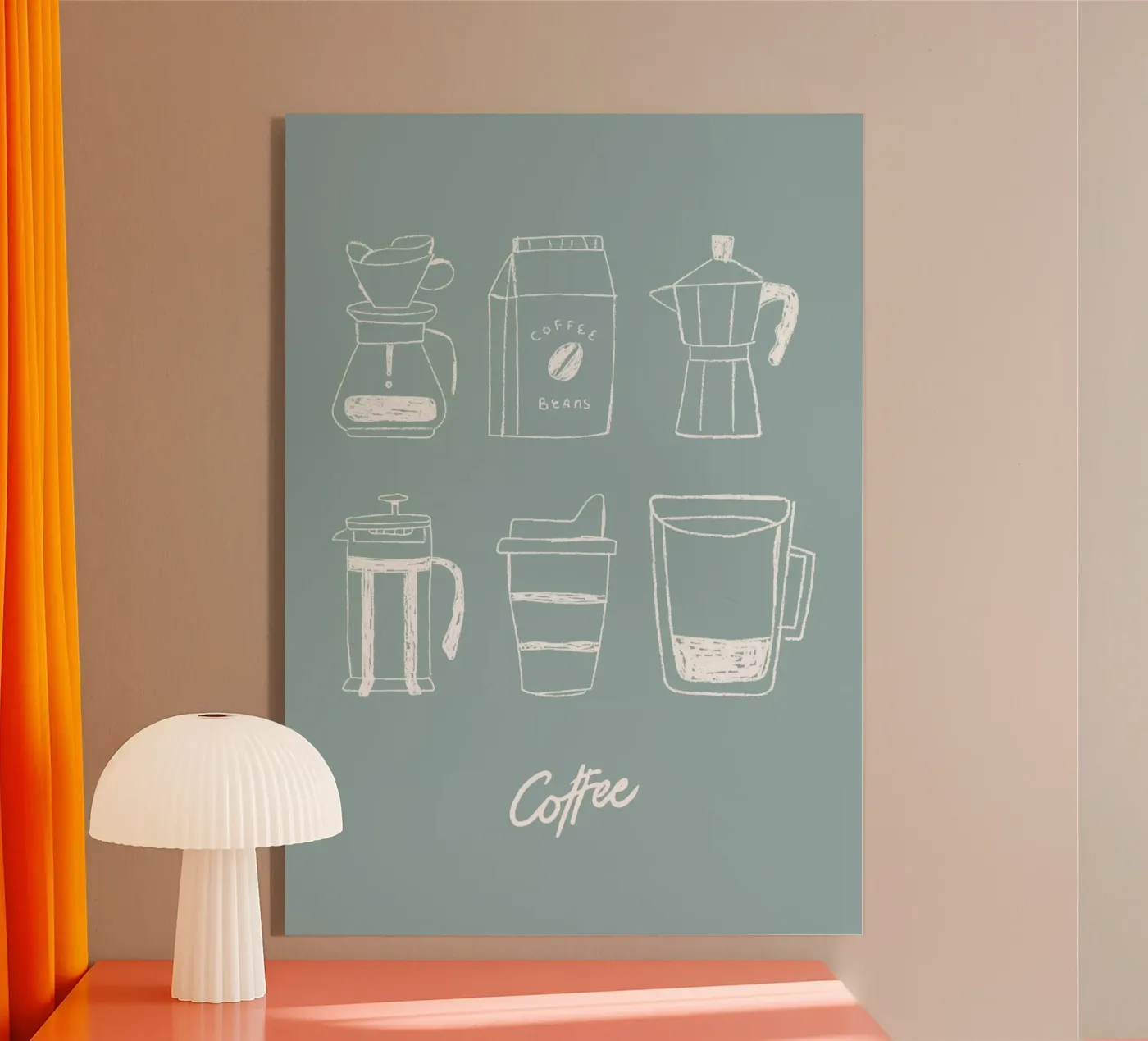 ALL ABOUT COFFEE acrylic glass by COFFEE CLUB
