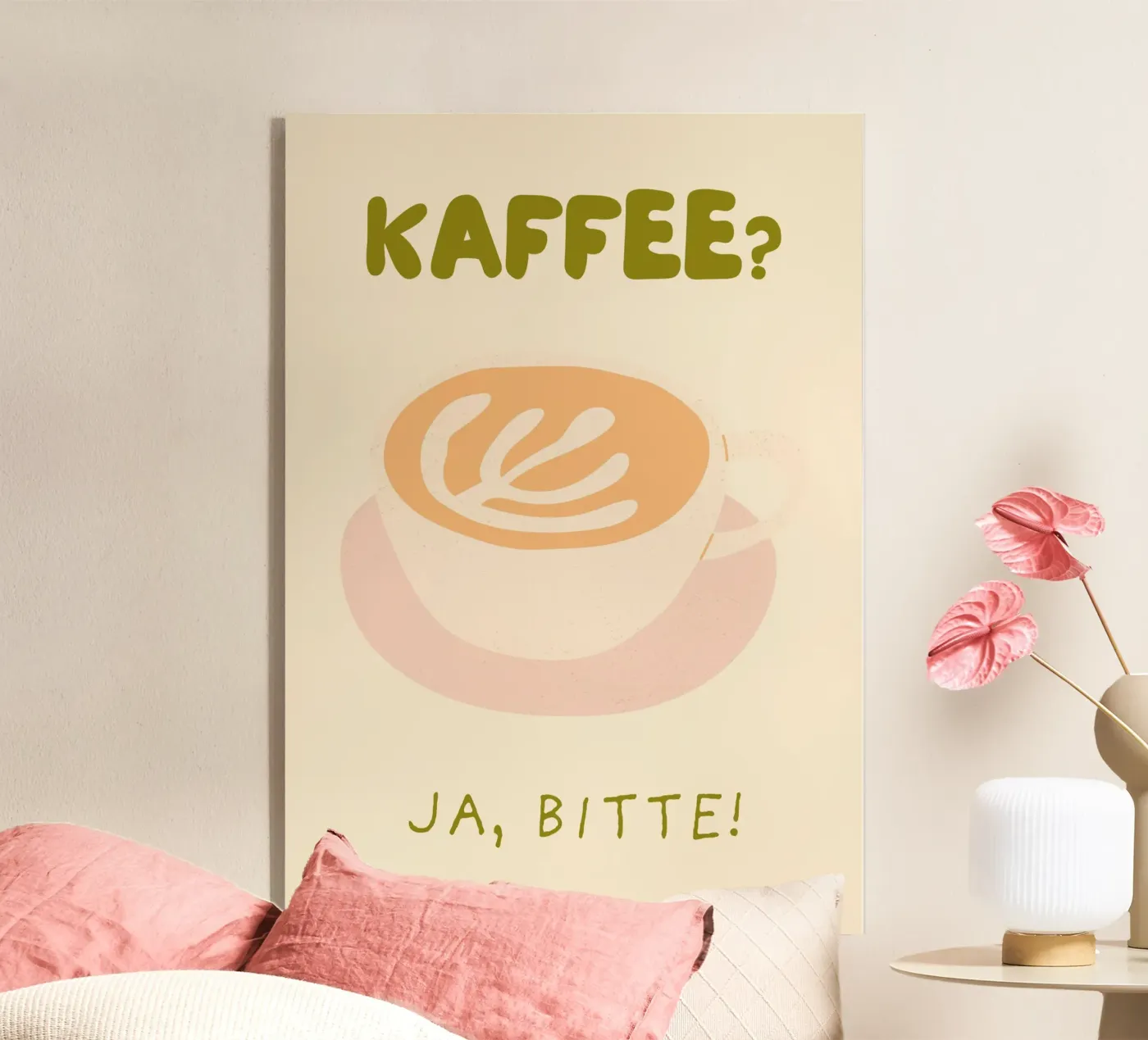 KAFFEE? JA, BITTE! acryl van COFFEE CLUB