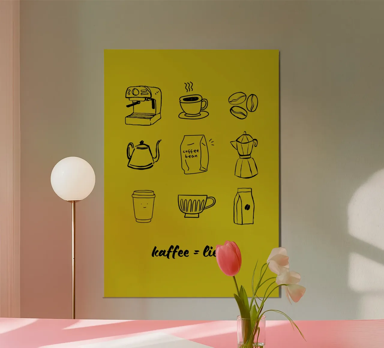 KAFFEE = LIEBE poster da COFFEE CLUB