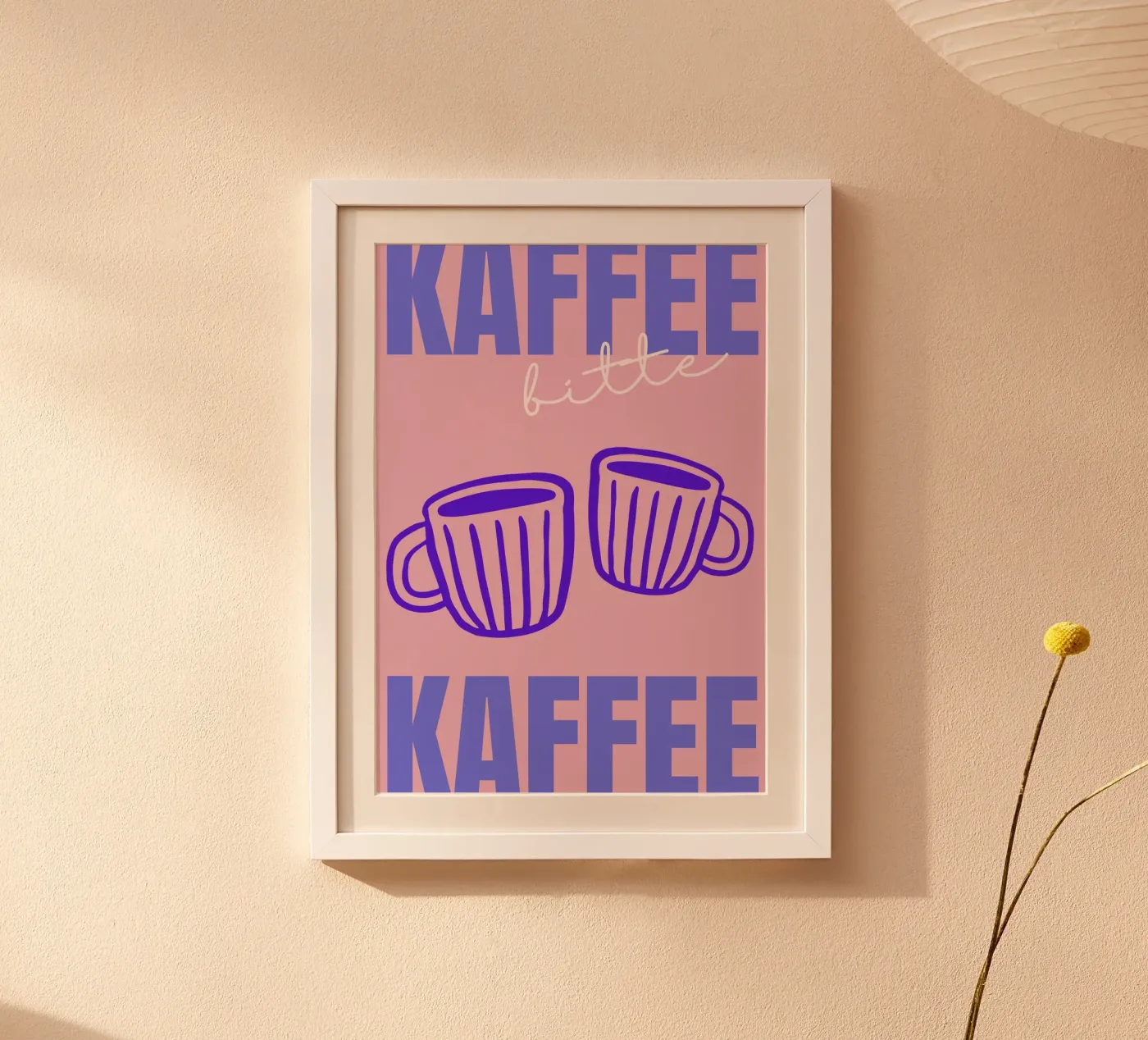 KAFFEE BITTE poster by COFFEE CLUB