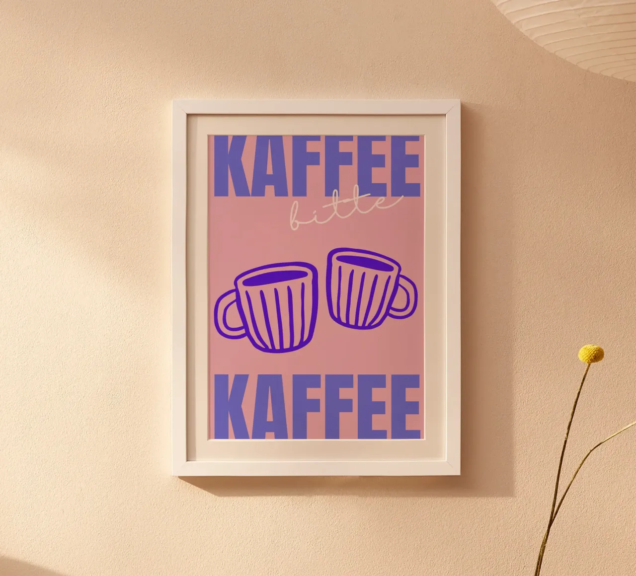 KAFFEE BITTE poster van COFFEE CLUB