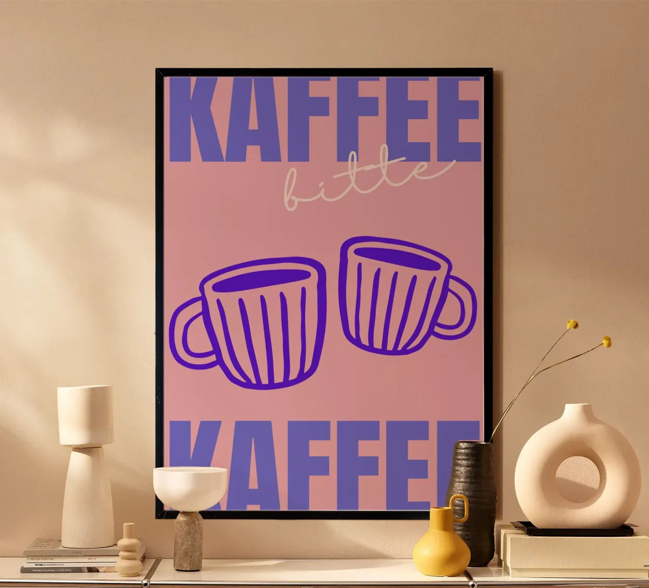 KAFFEE BITTE poster van COFFEE CLUB