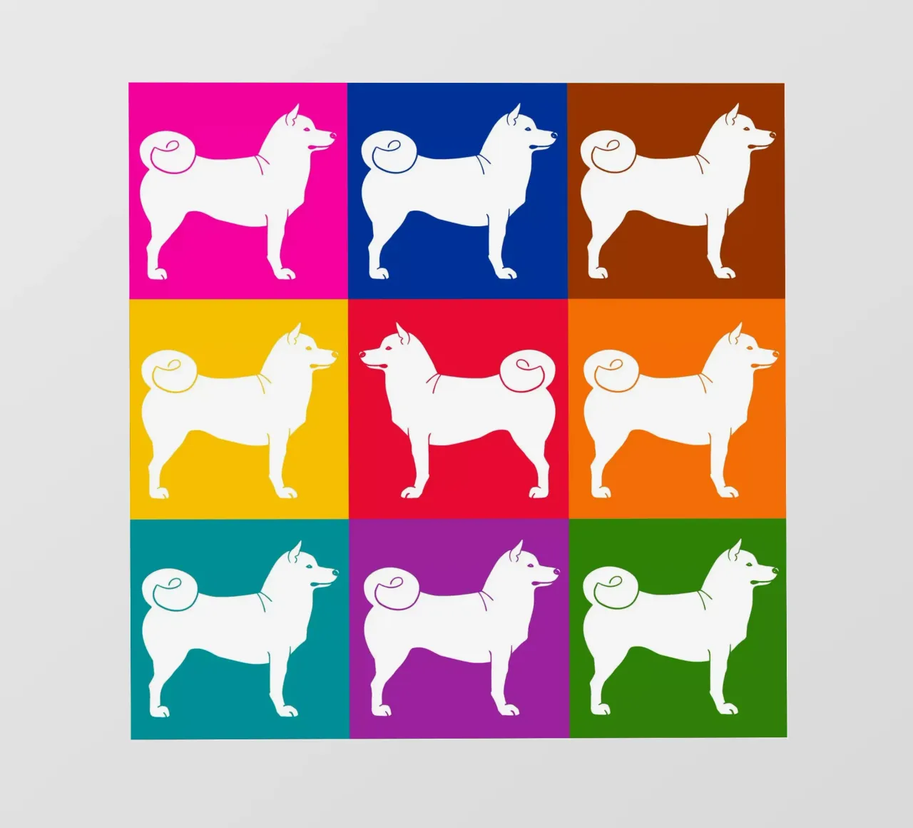 Shiba Inu telo in pvc da Pop dogs