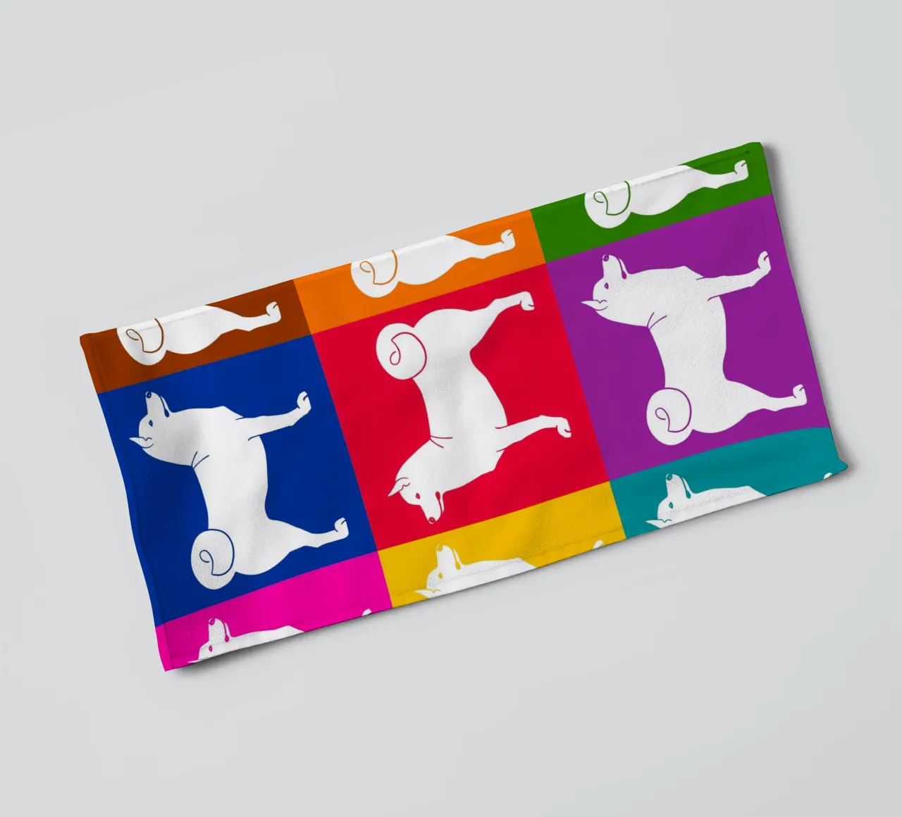 Shiba Inu asciugamano da bagno da Pop dogs