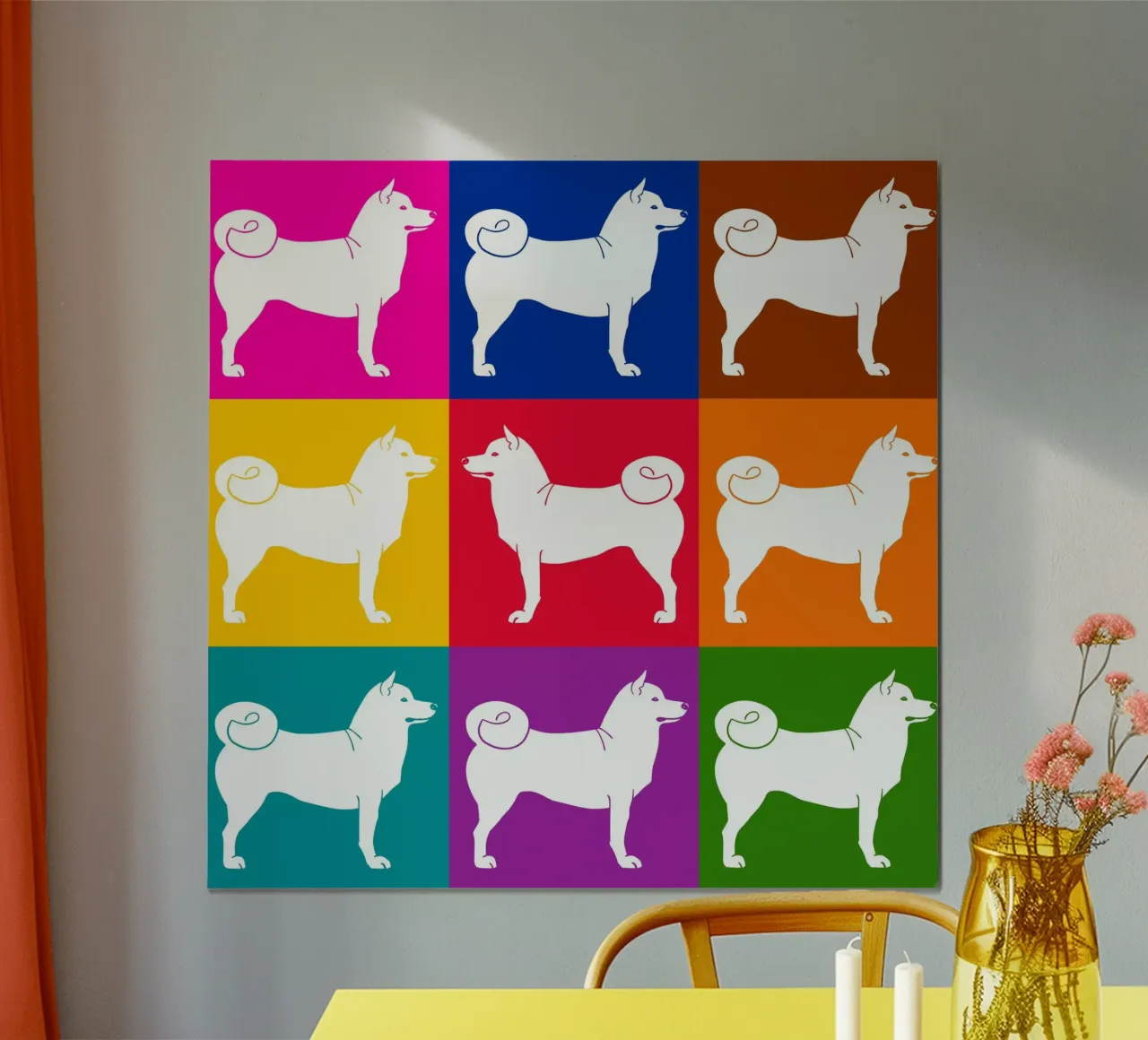 Shiba Inu carta hahnemühle da Pop dogs