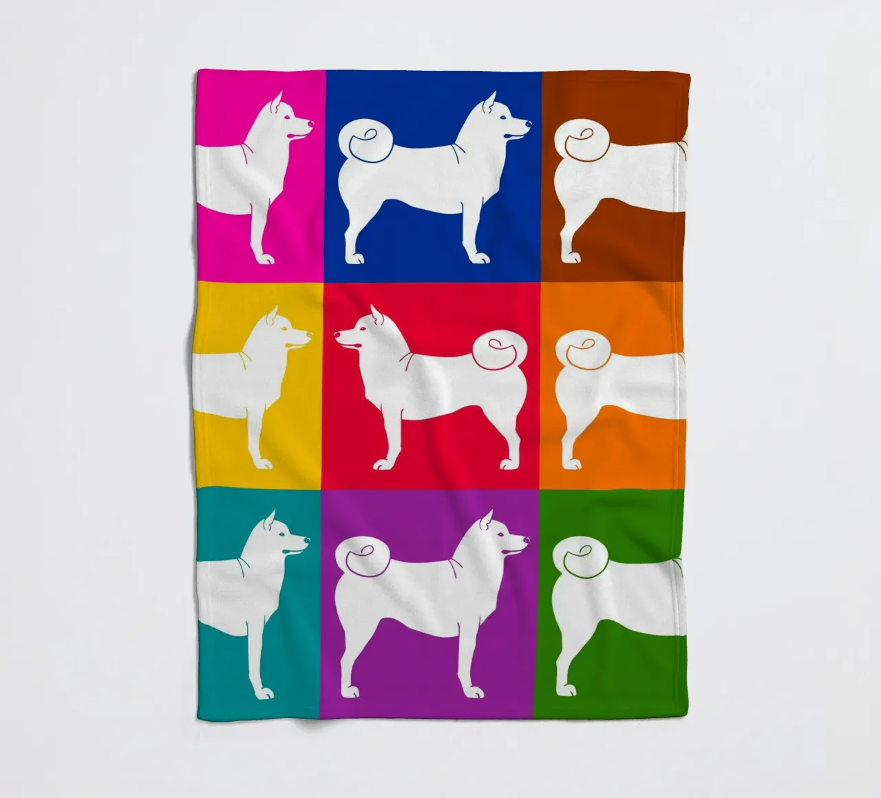 Shiba Inu coperta in pile da Pop dogs