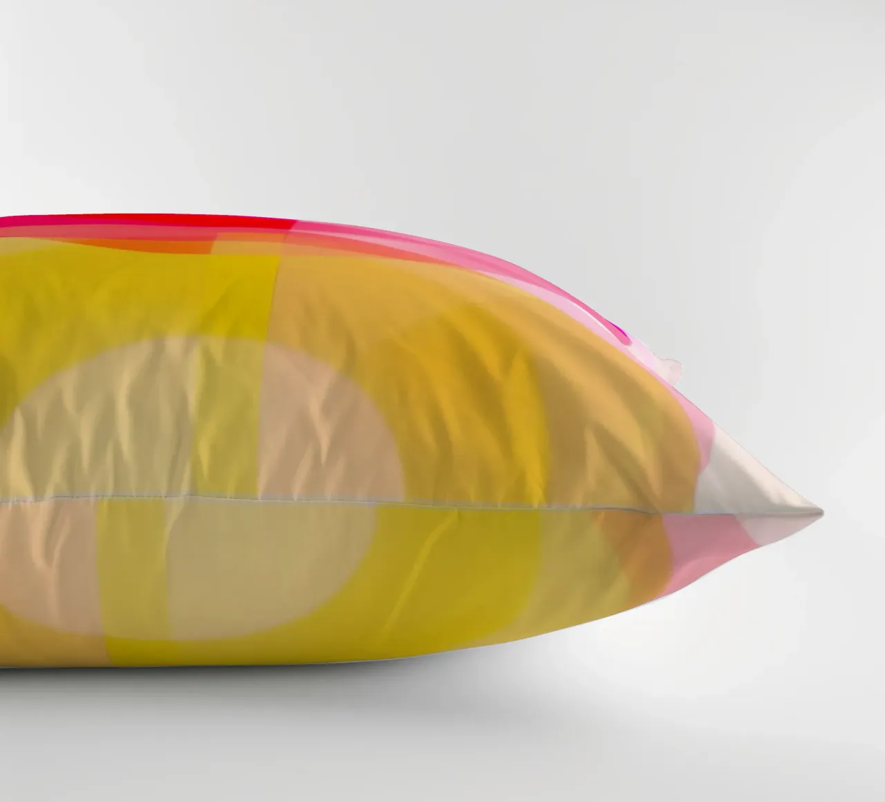 Cerchi di colore semitrasparenti in risonanza | Pittura astratta cuscino da Autofocus