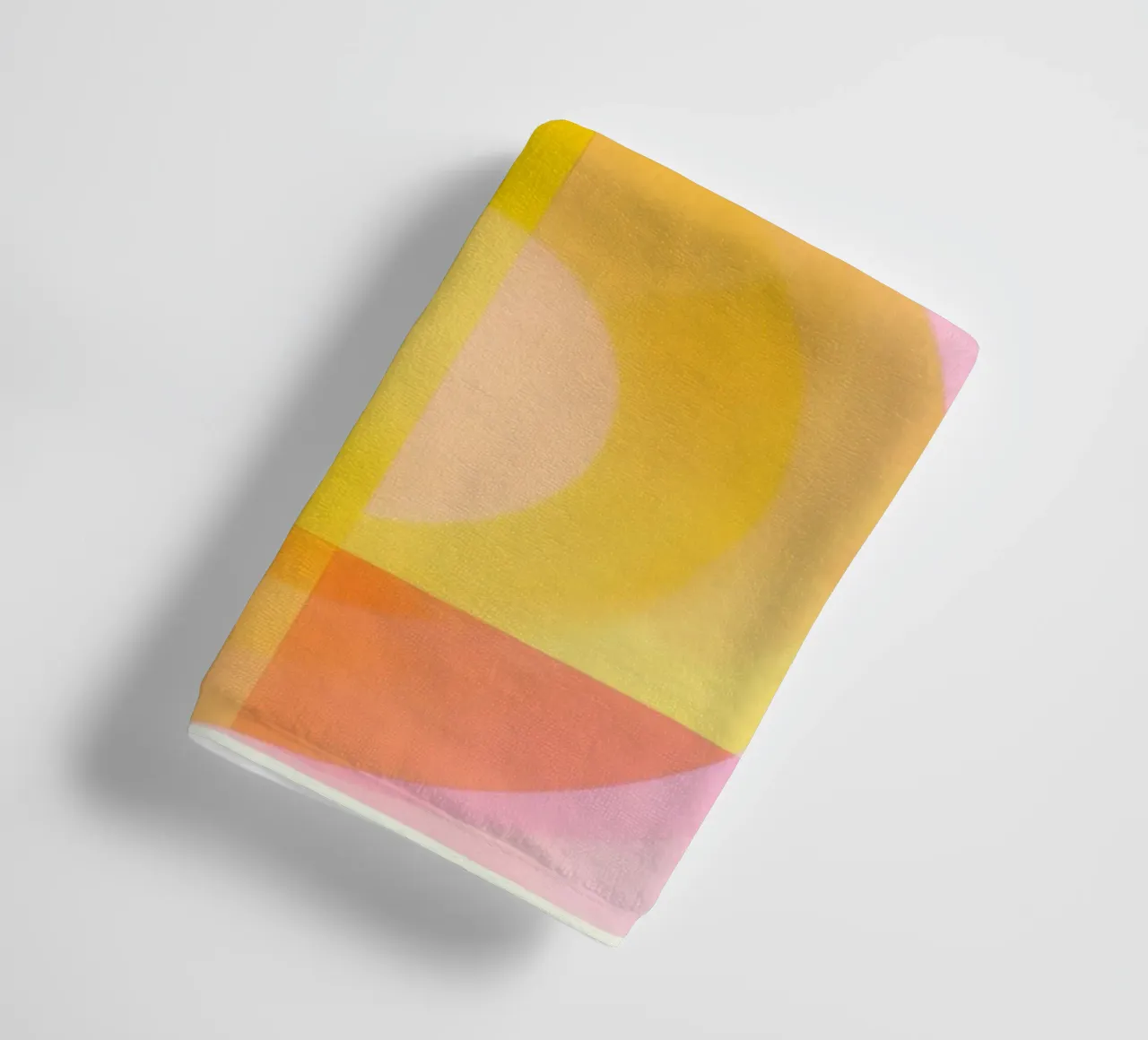 Semi-transparent colour circles in resonance | Abstract painting towel by Autofocus