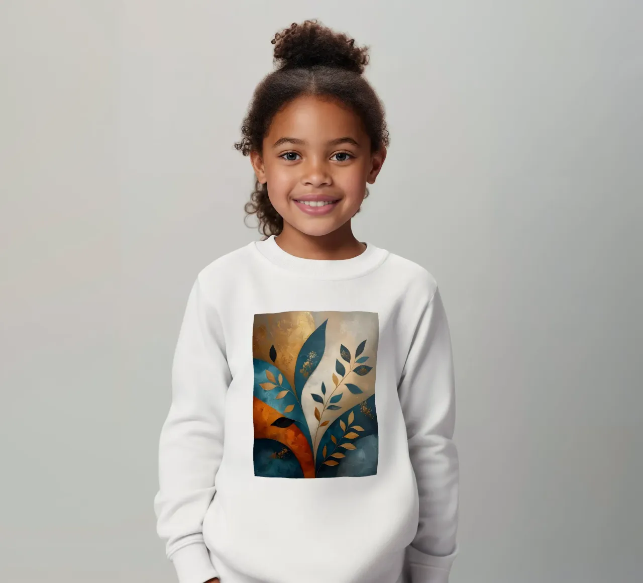 Foglie d'oro felpa bambino da Artistic-shop