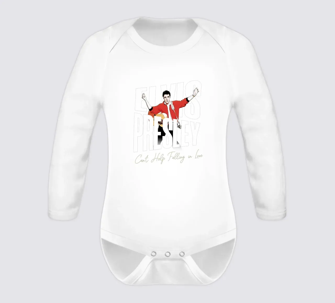 Ich kann nicht anders als mich zu verlieben Langarm Babybody von Gunawan Rb