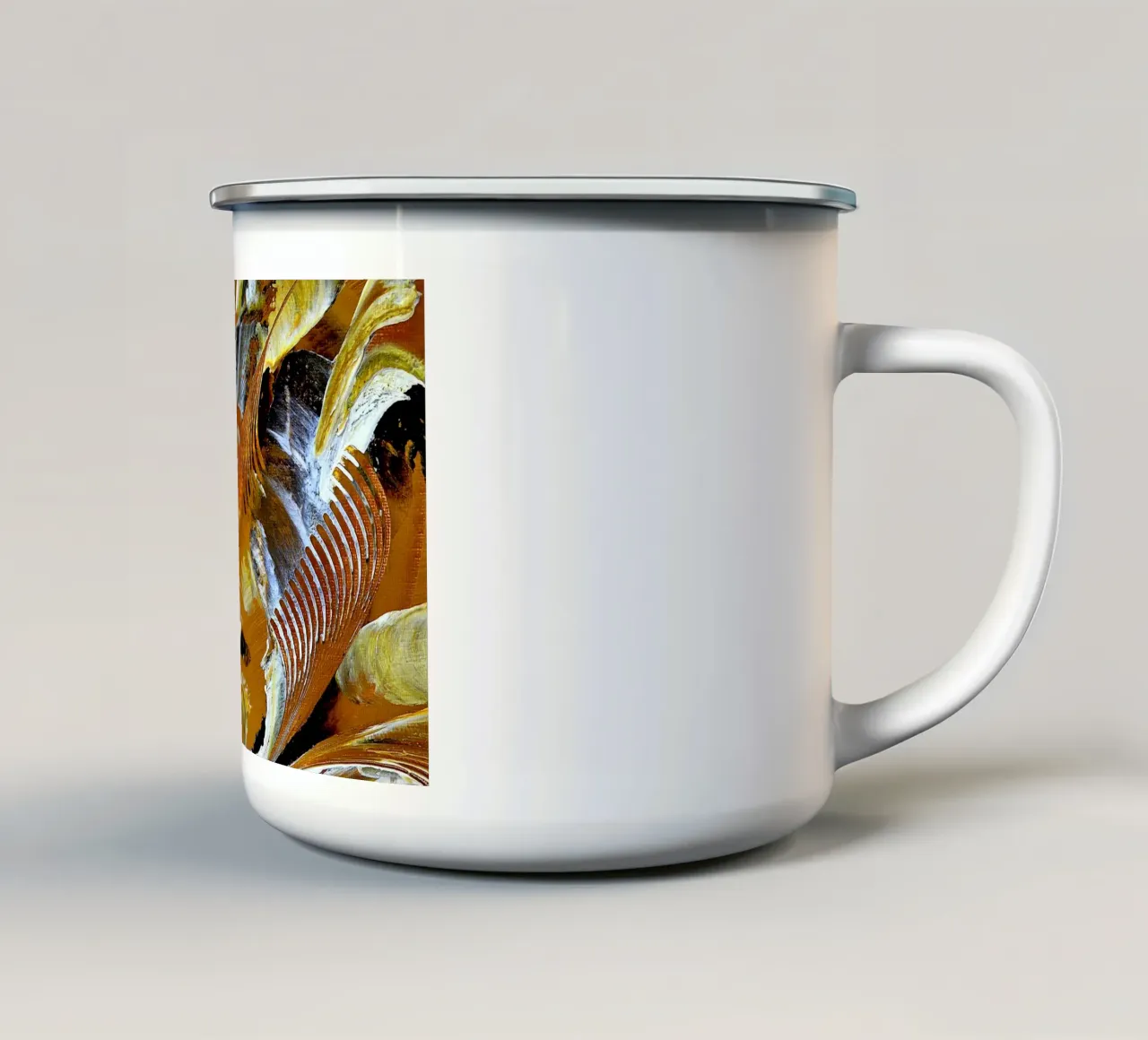 CAFFÈ DEL MATTINO. tazza in smalto da Little treasures for your home