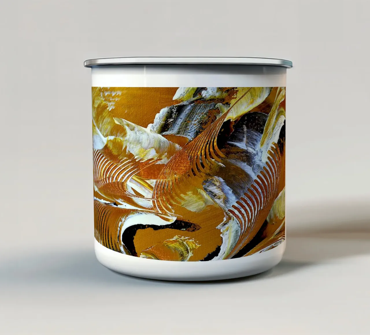 CAFFÈ DEL MATTINO. tazza in smalto da Little treasures for your home