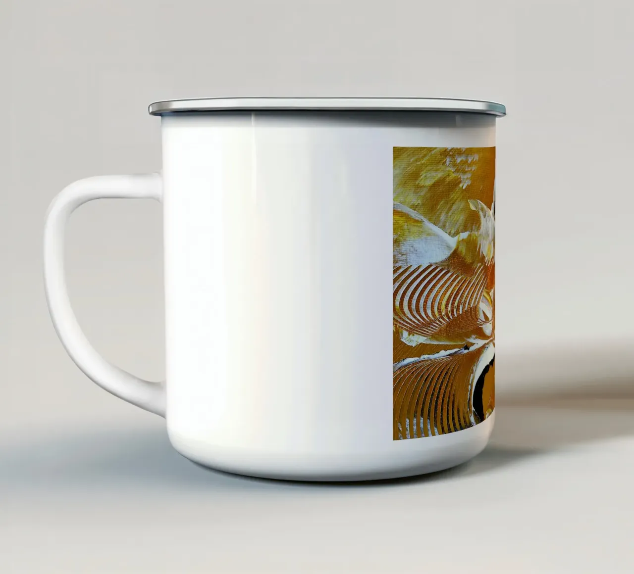 CAFFÈ DEL MATTINO. tazza in smalto da Little treasures for your home