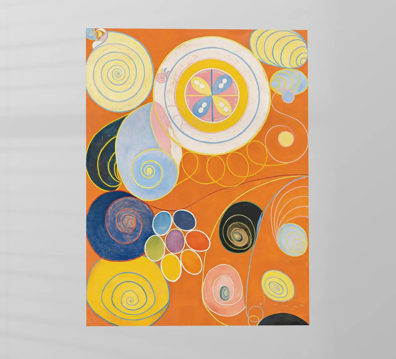 Gruppo IV, n. 3. I dieci più grandi di Hilma Klint pellicola backlit da Bisous Art