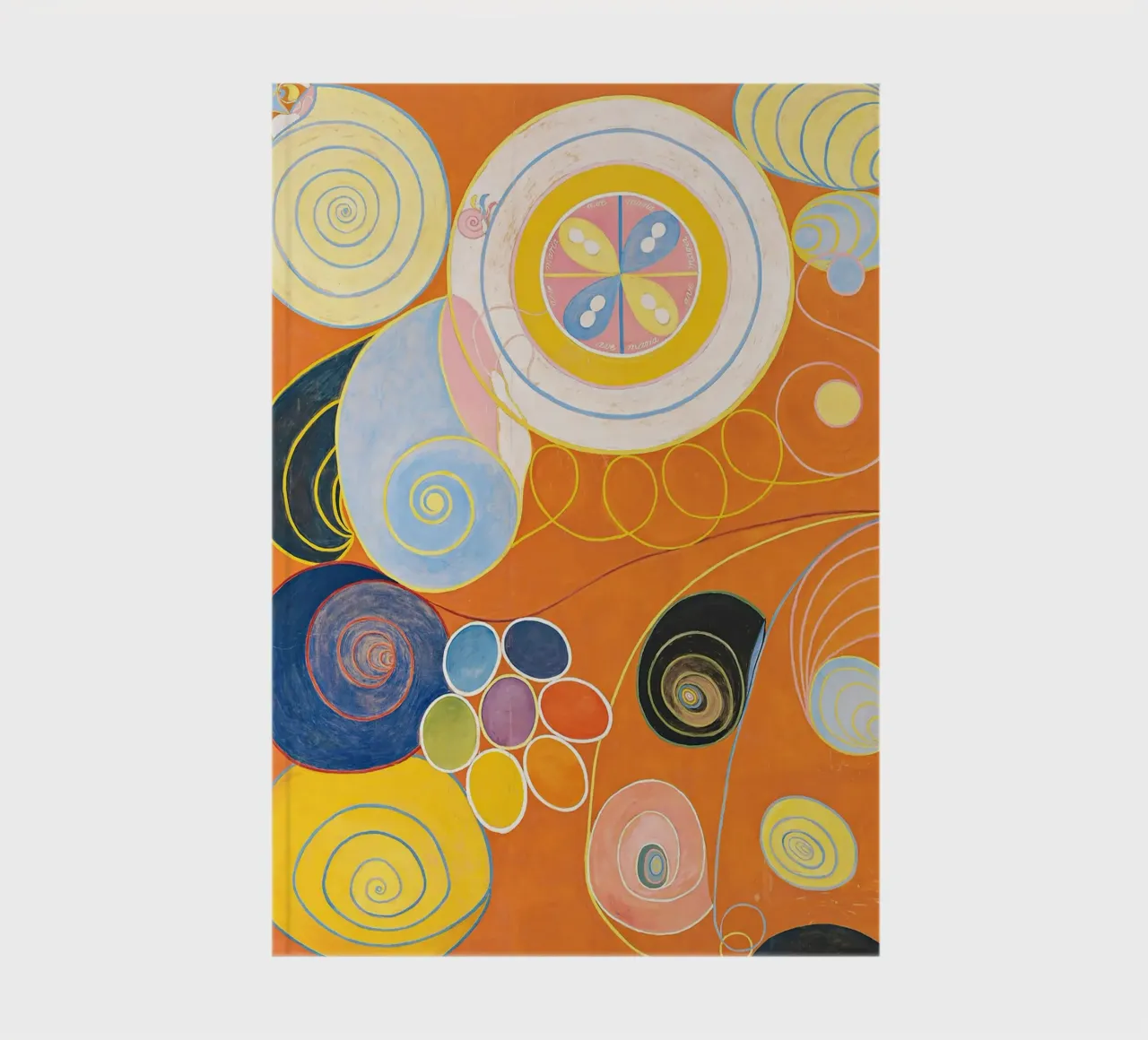 Groupe IV, n° 3. Les dix plus grands par Hilma Klint carnet de notes de Bisous Art