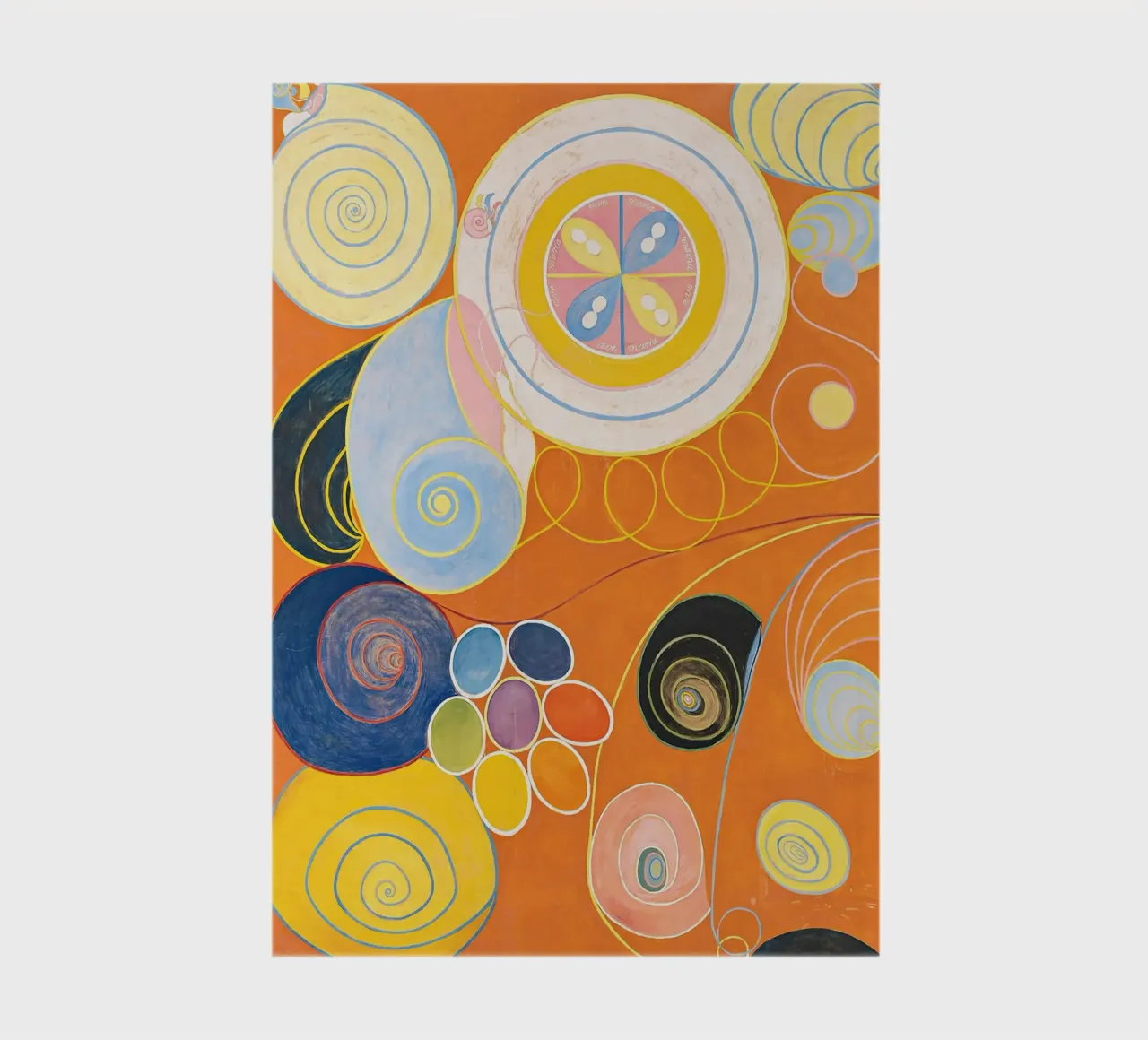 Groupe IV, n° 3. Les dix plus grands par Hilma Klint carnet de notes de Bisous Art