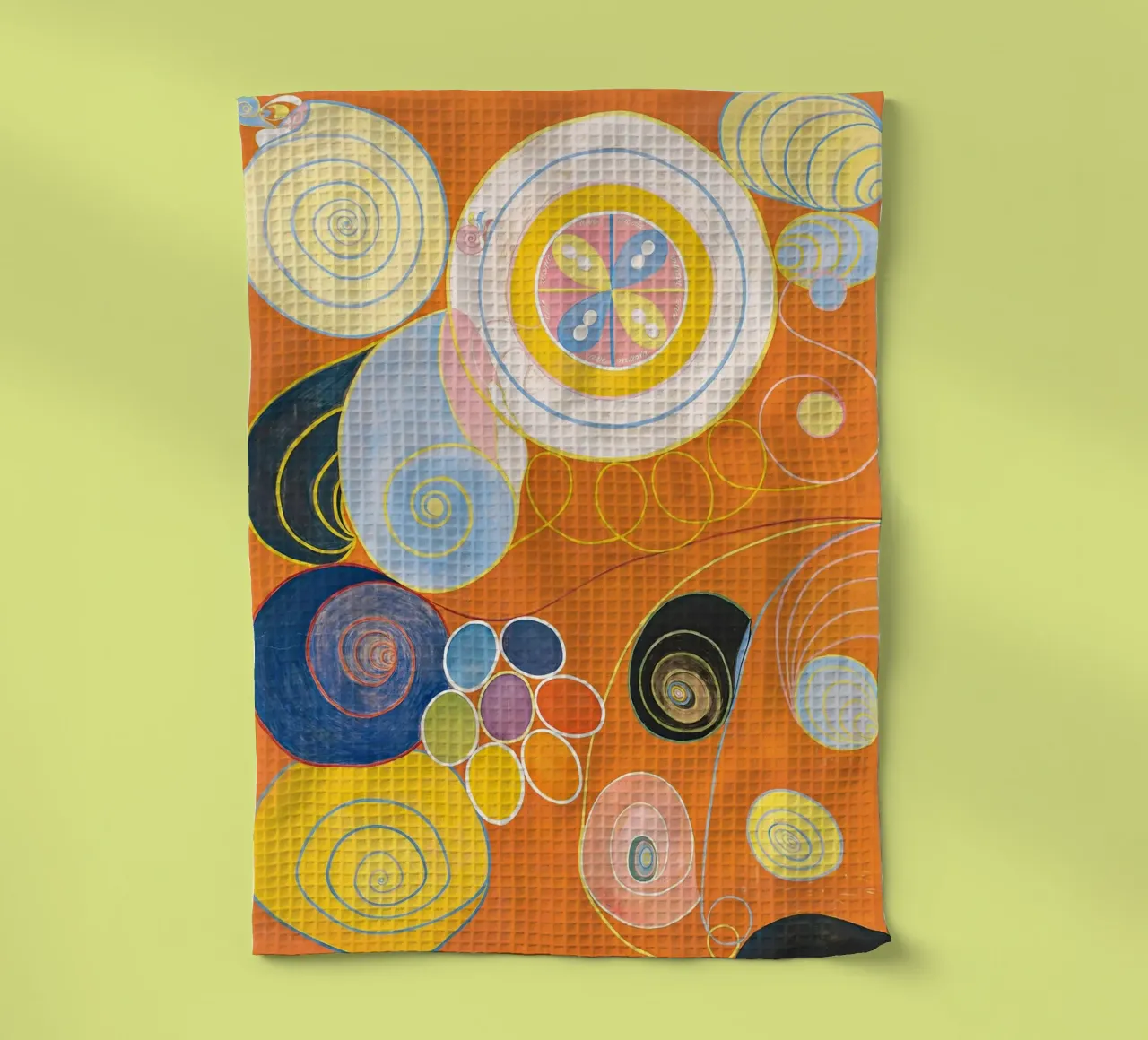 Groupe IV, n° 3. Les dix plus grands par Hilma Klint torchon de Bisous Art