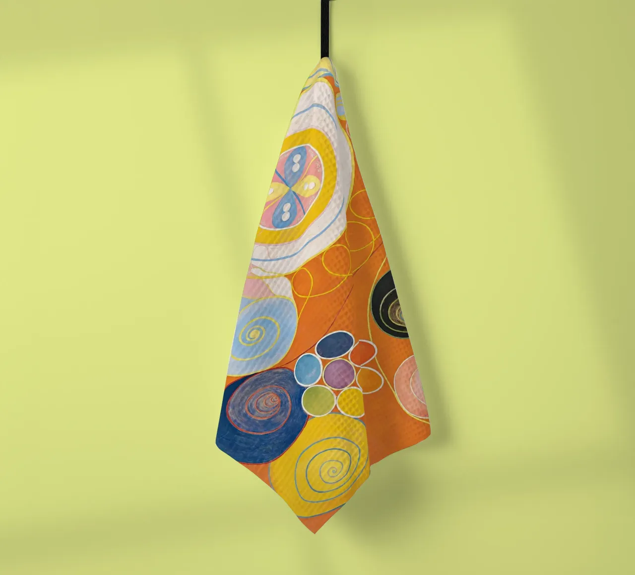 Groupe IV, n° 3. Les dix plus grands par Hilma Klint torchon de Bisous Art