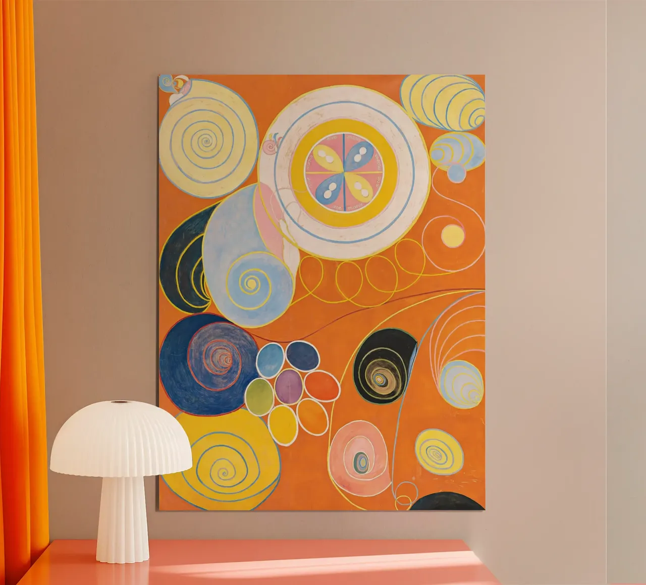 Groupe IV, n° 3. Les dix plus grands par Hilma Klint hahnemühle de Bisous Art