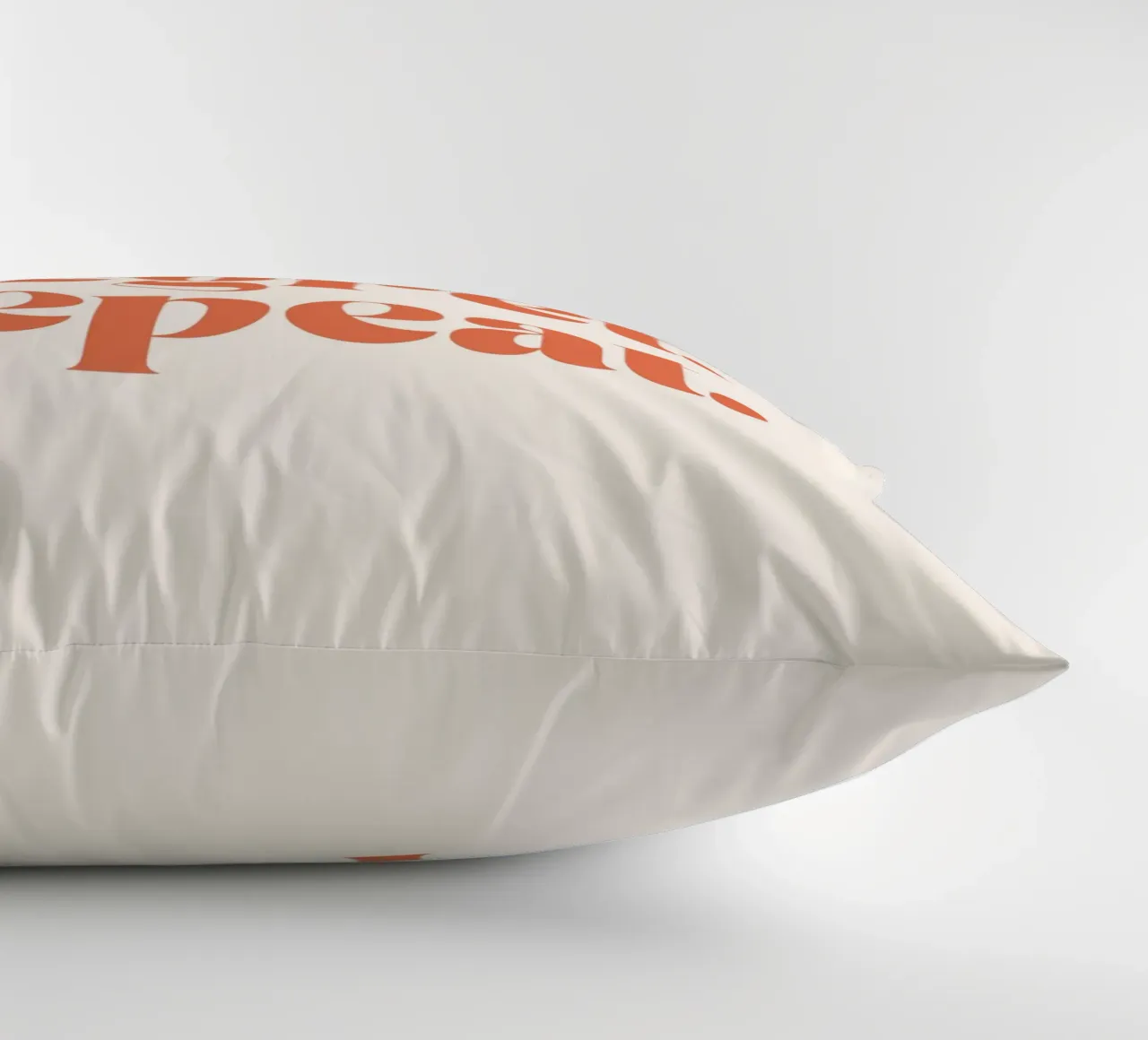 Cake Regret Repeat – Quote Print cuscino da Imaginative Quotes