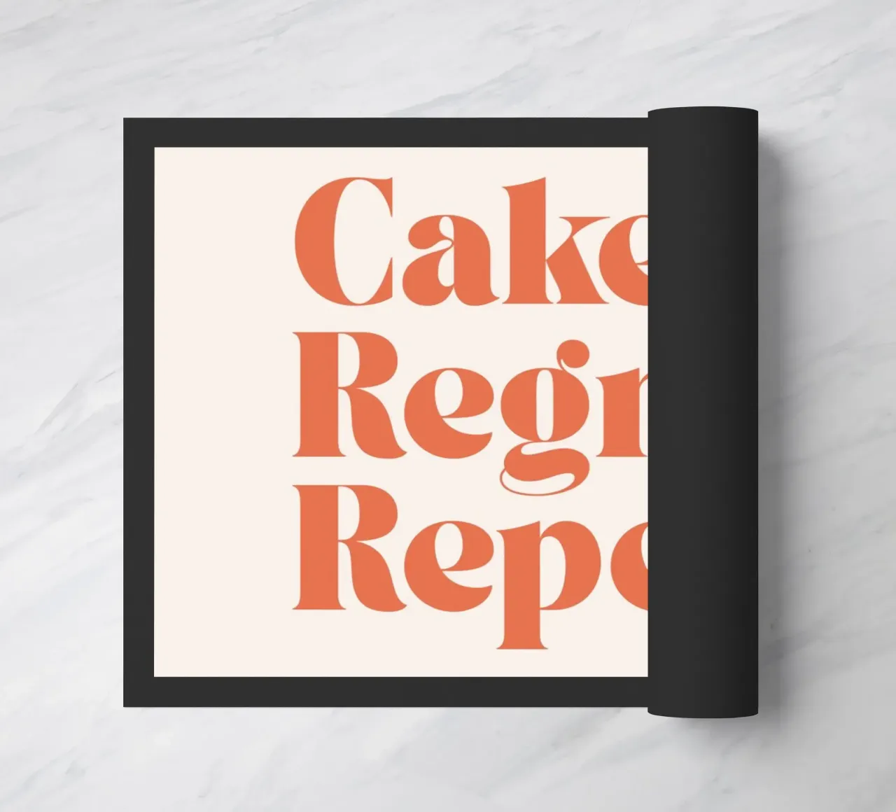 Cake Regret Repeat – Quote Print zerbino da Imaginative Quotes