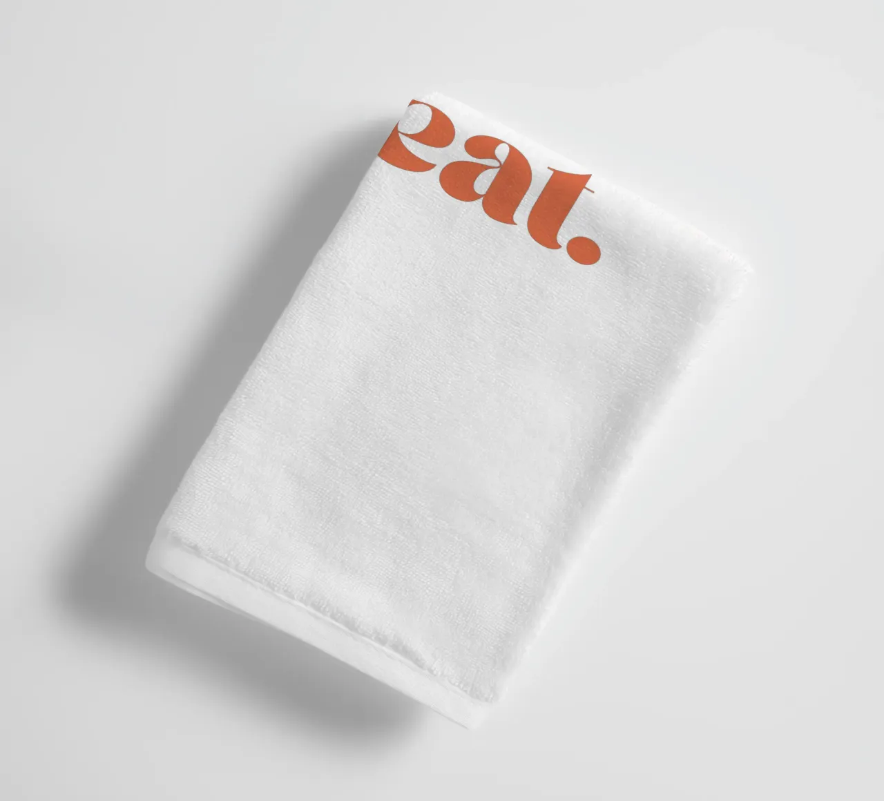 Cake Regret Repeat – Quote Print asciugamano da bagno da Imaginative Quotes