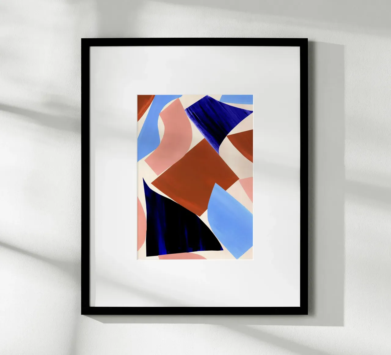 Geometric Abstract Shapes Art Print hahnemühle by Violets Print House