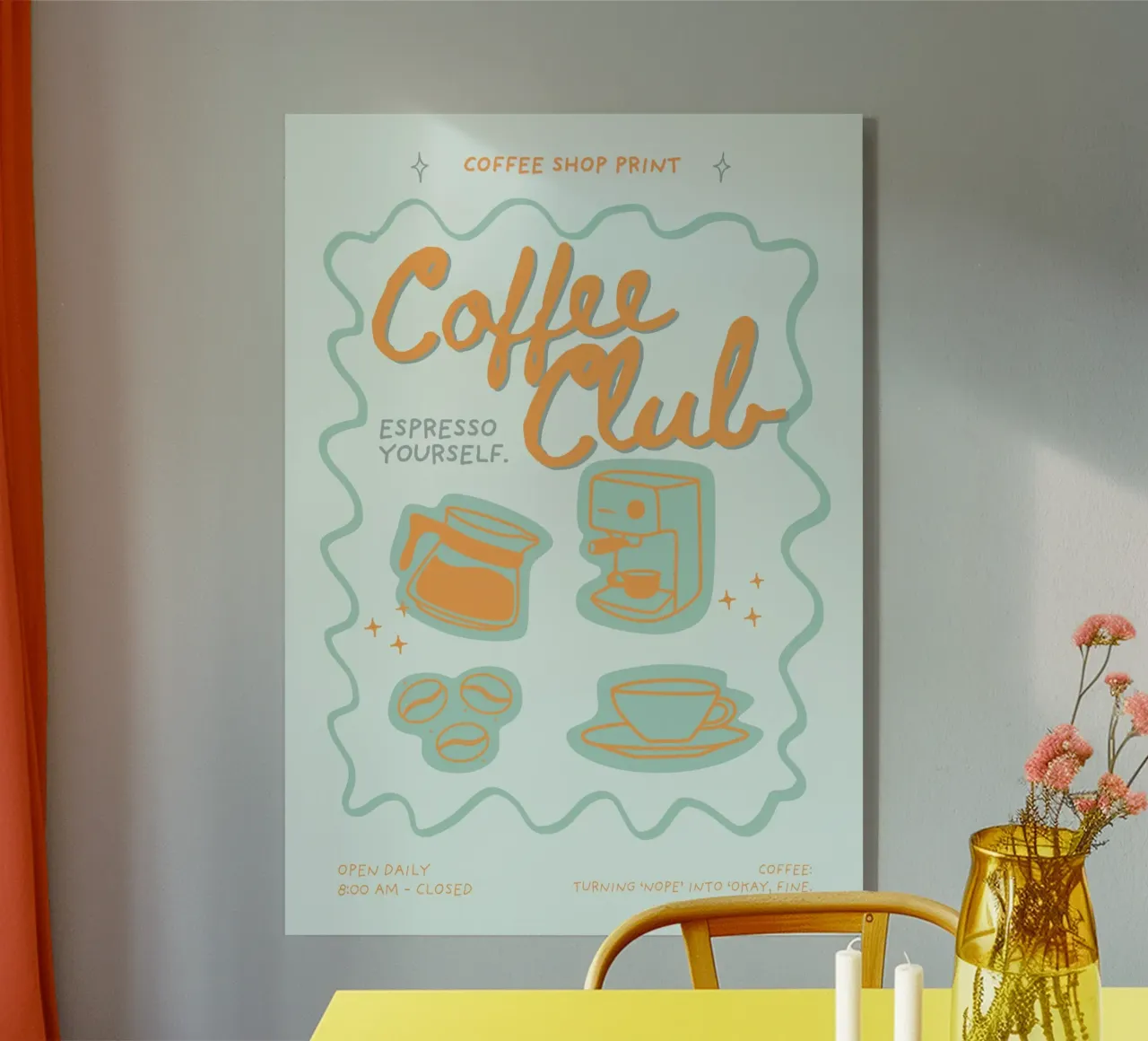 COFFEESHOP plexiglass da COFFEE CLUB