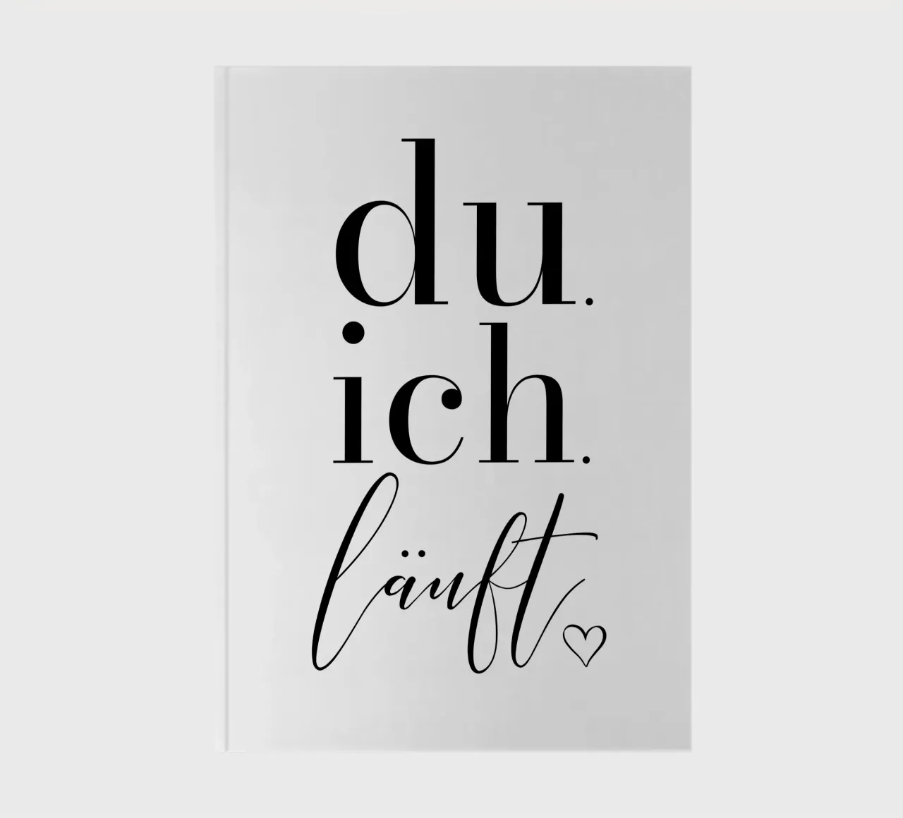 Du ich läuft notebook by BAINAI