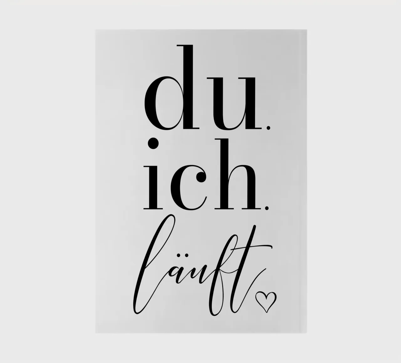 Du ich läuft notebook by BAINAI