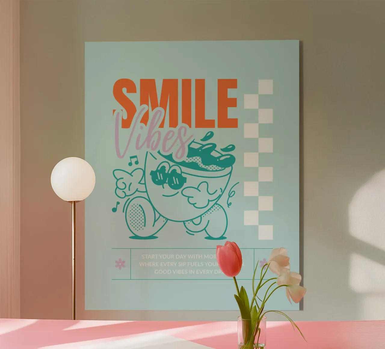 COFFEE VIBES plexiglass da COFFEE CLUB