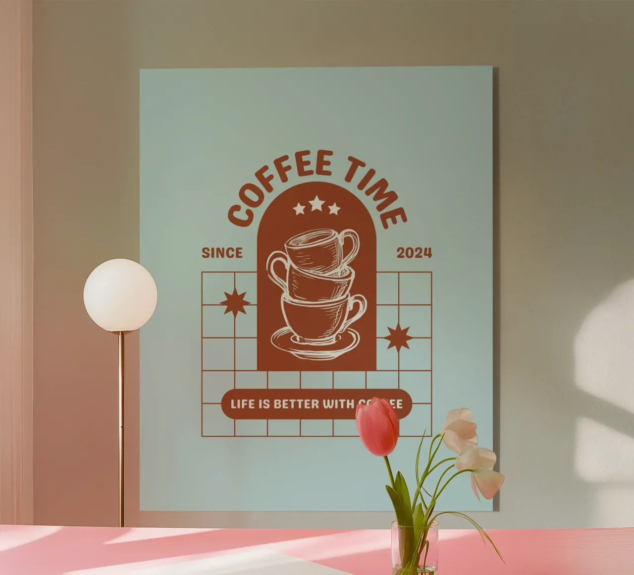 COFFEE TIME plexiglass da COFFEE CLUB