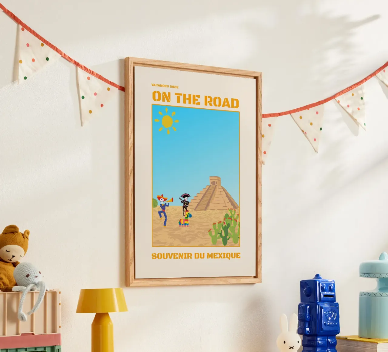 Sulla strada MESSICO plexiglass da Illustrated Memories