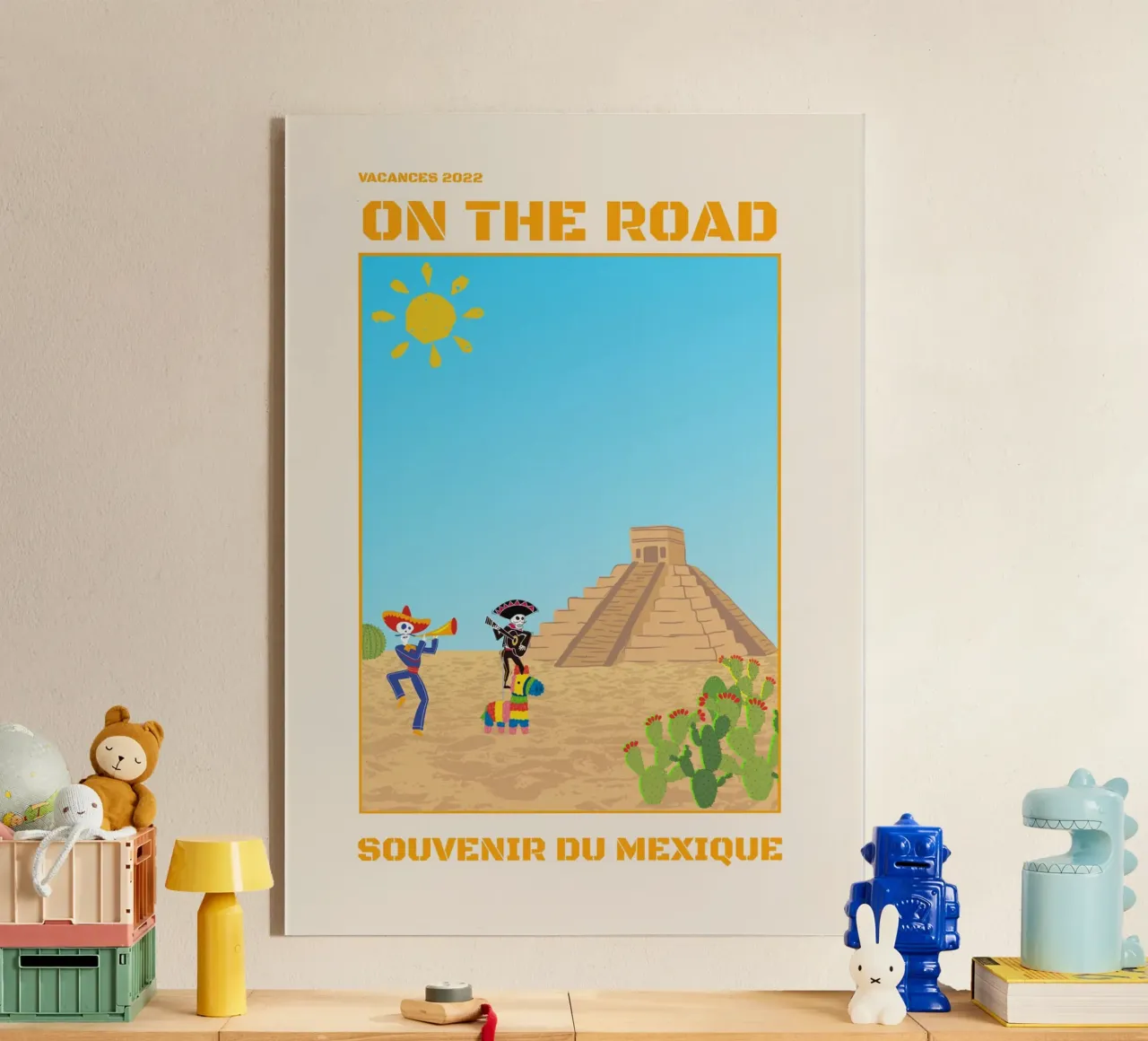 Sulla strada MESSICO plexiglass da Illustrated Memories