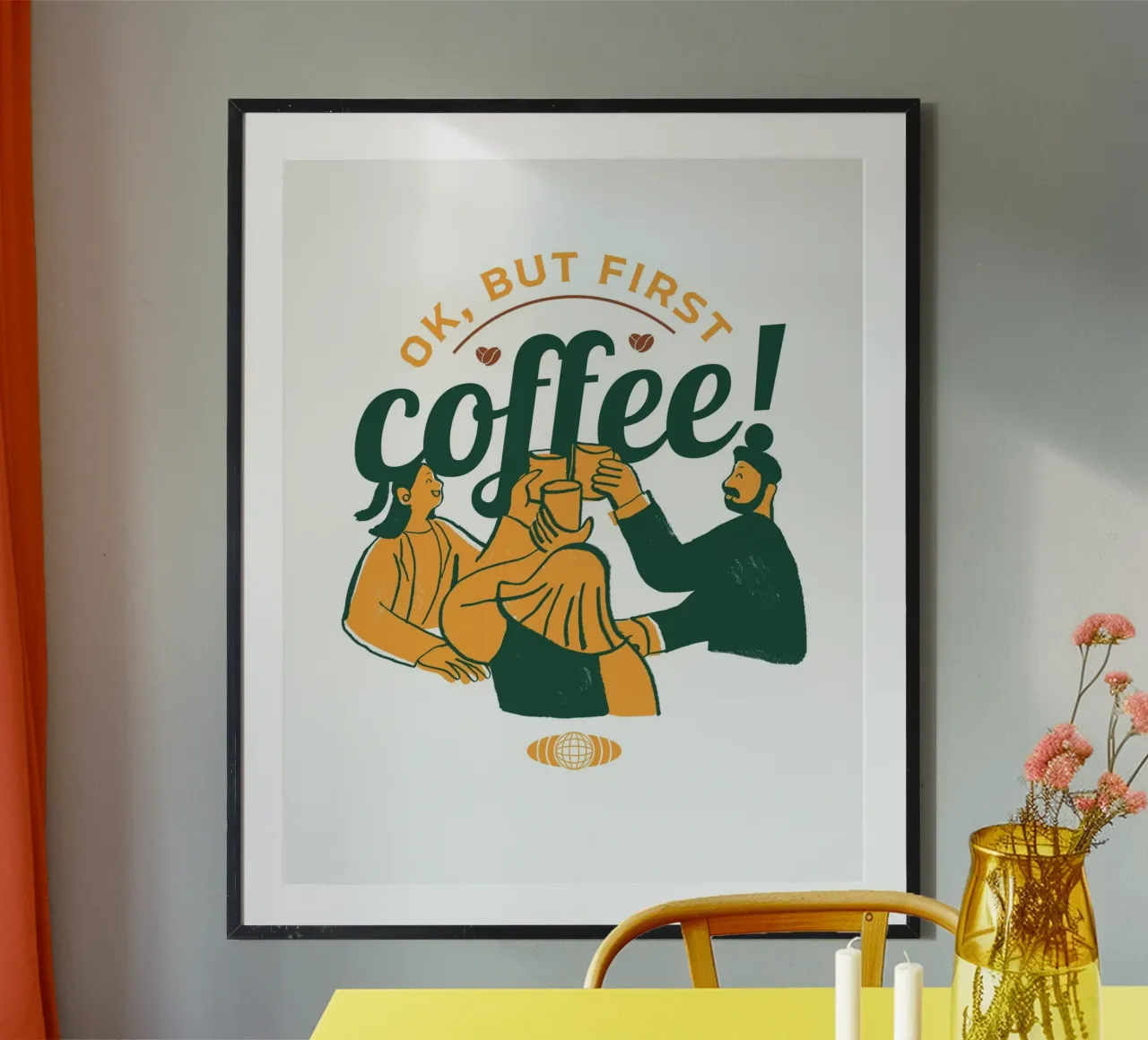 FIRST COFFEE poster de COFFEE CLUB