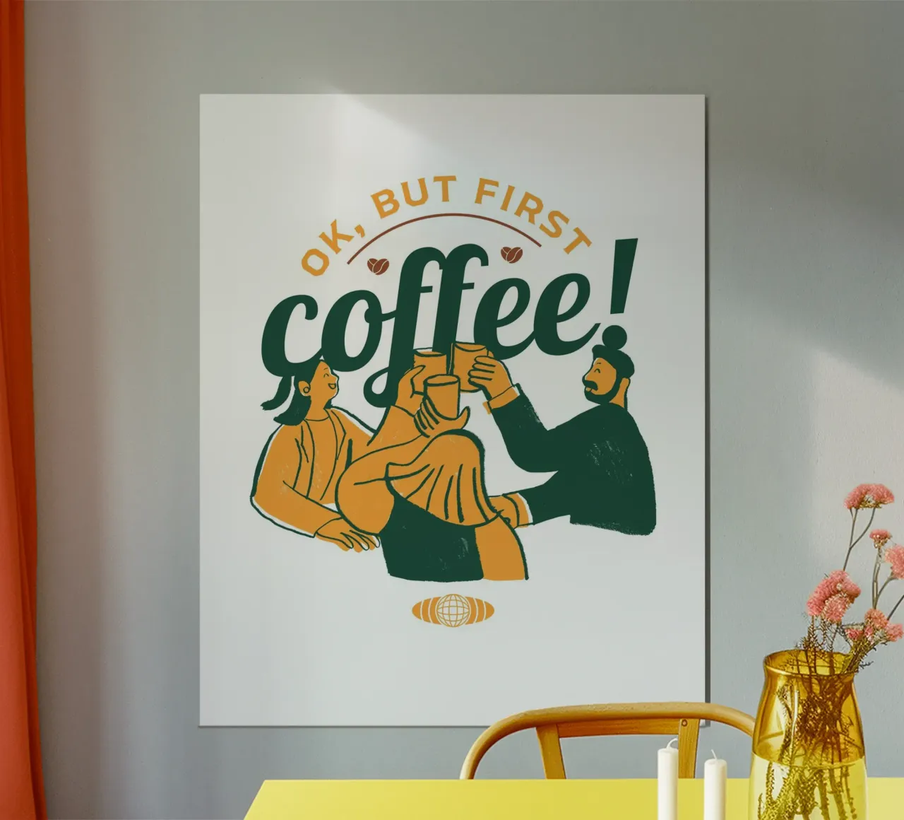 FIRST COFFEE poster de COFFEE CLUB