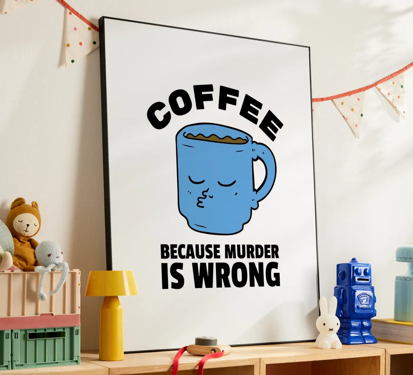 BECAUSE MURDER IS WRONG forex plate by COFFEE CLUB