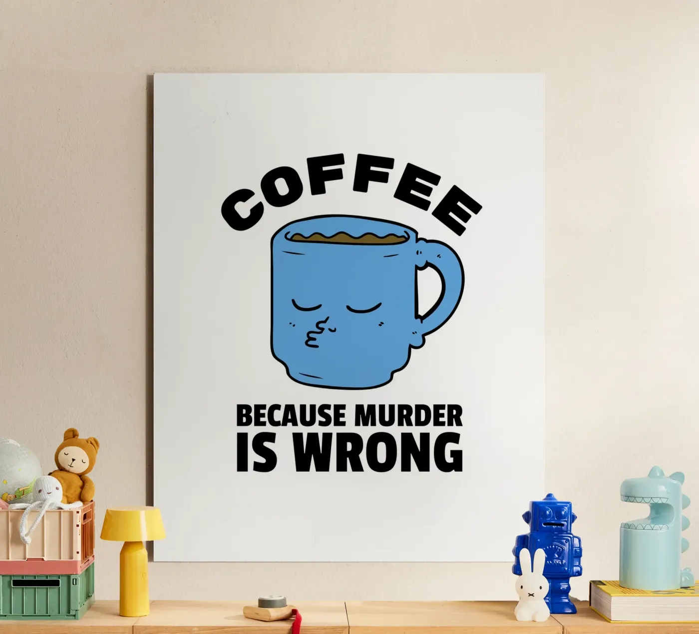 BECAUSE MURDER IS WRONG forex plate by COFFEE CLUB