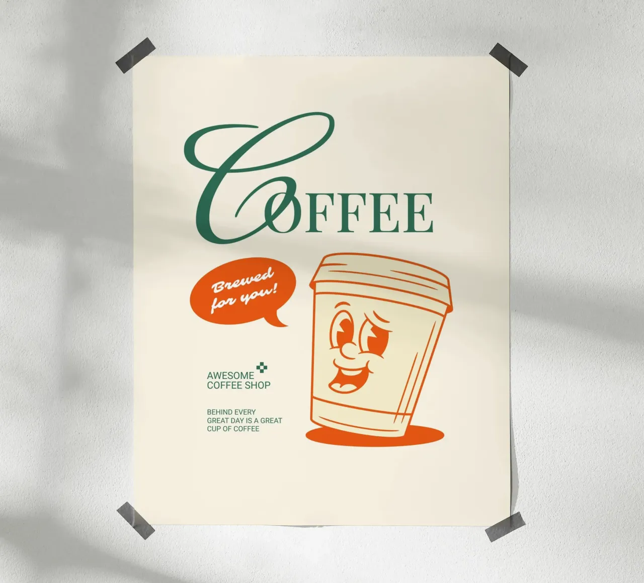 BREWED FOR YOU poster da COFFEE CLUB