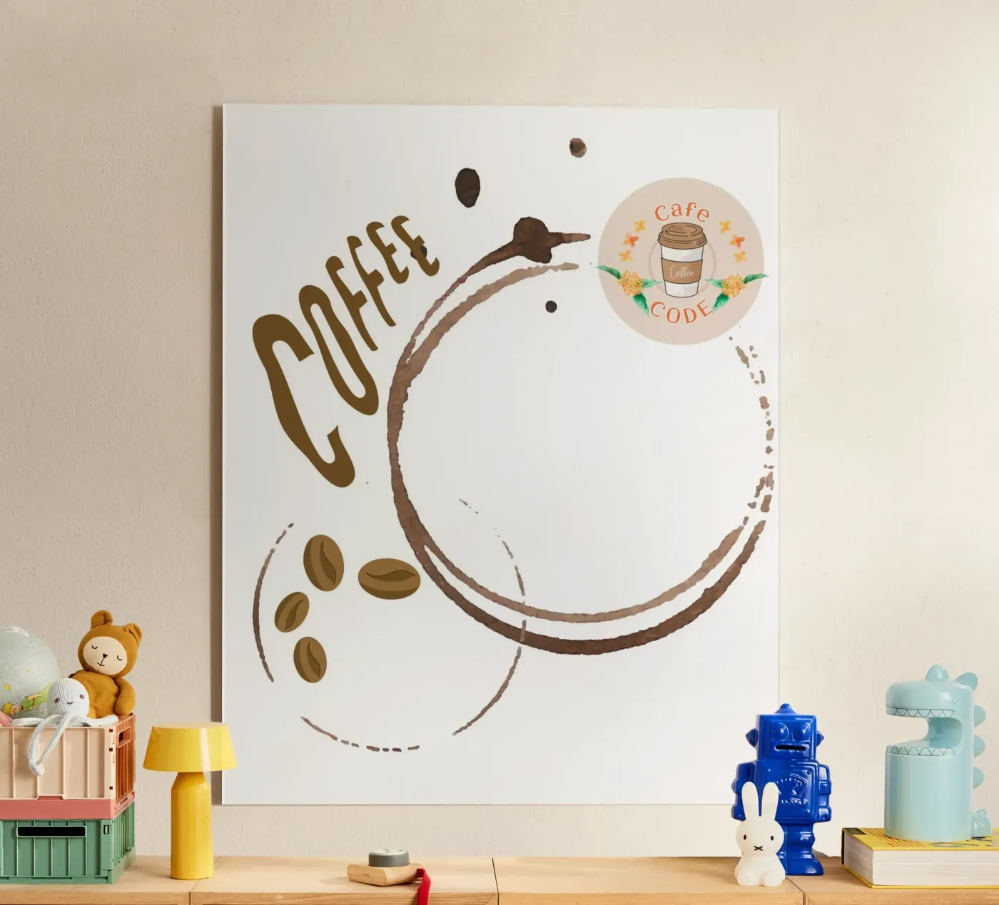 COFFEE CODE acryl van COFFEE CLUB