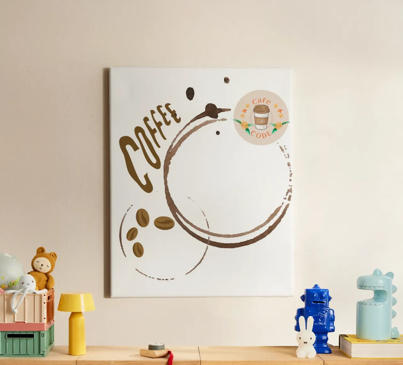 COFFEE CODE canvas by COFFEE CLUB