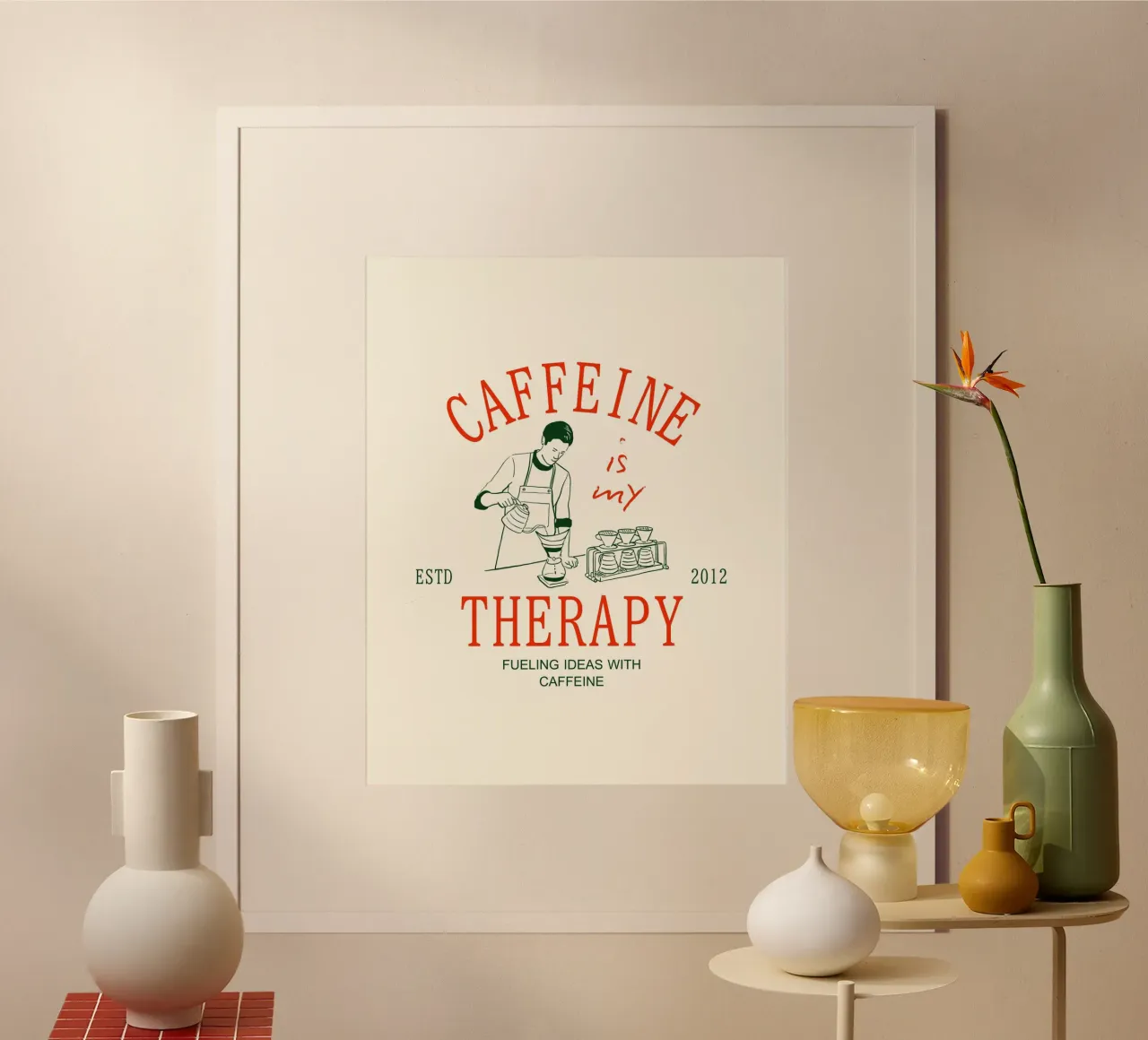 CAFFEINE THERAPY poster da COFFEE CLUB