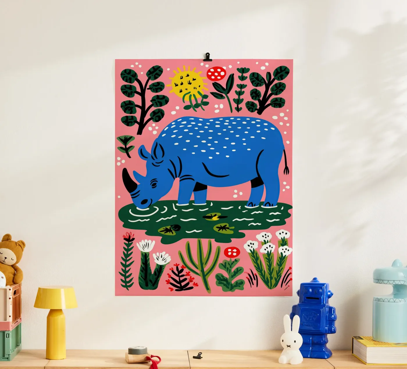 Rhino poster by CKM
